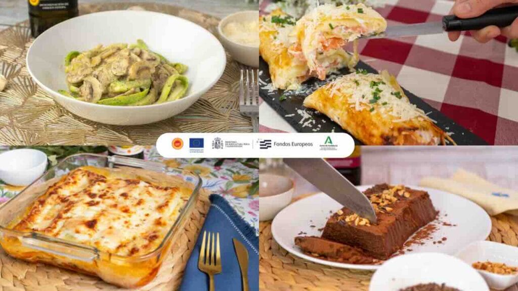 cuatro recetas fáciles y rápidas para el día a día